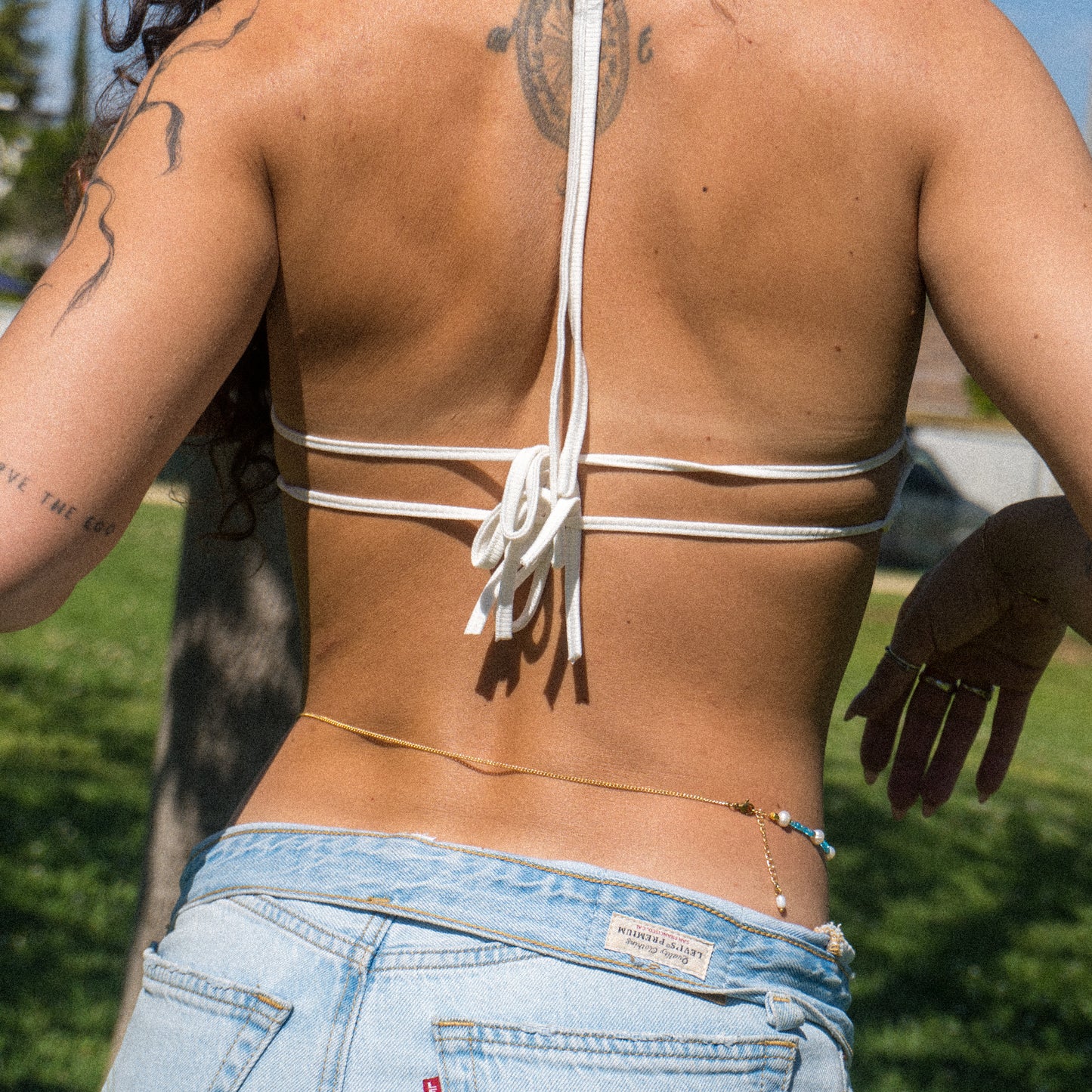 Blue Aura Reversible Body Chain
